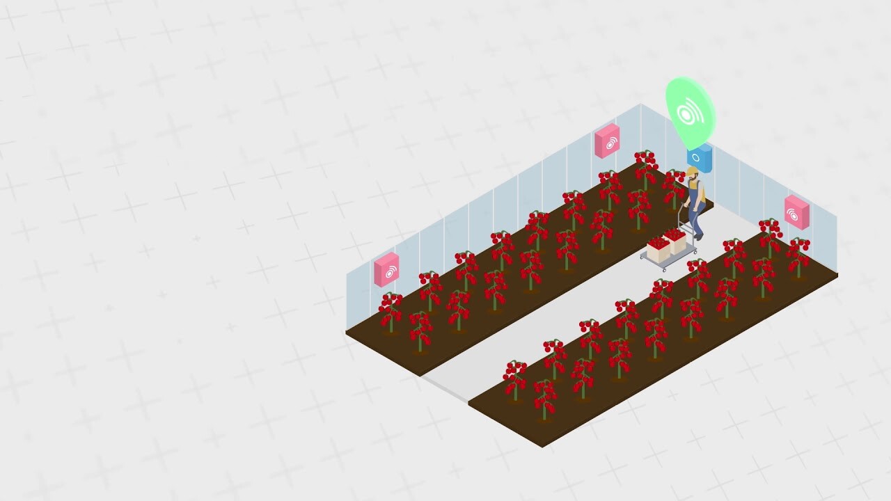 Indoor positioning with UWB in agro-industries